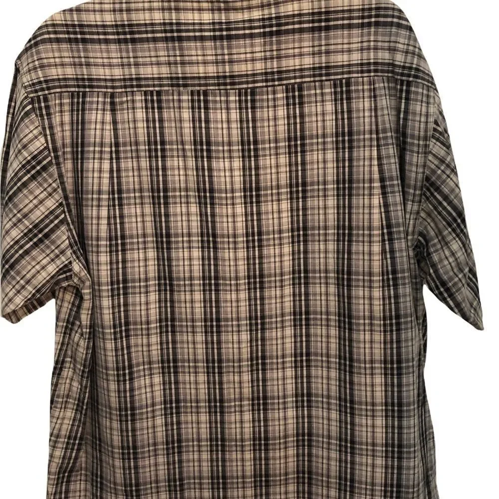 Dickies vintage plaid short sleeve button down shirt - Picture 7 of 7